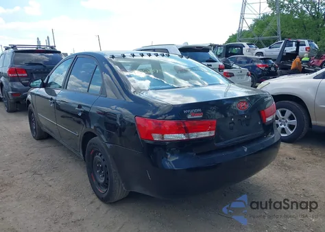 2007 Hyundai Sonata Gls from USA, damaged, VIN 5NPET46C07H194659